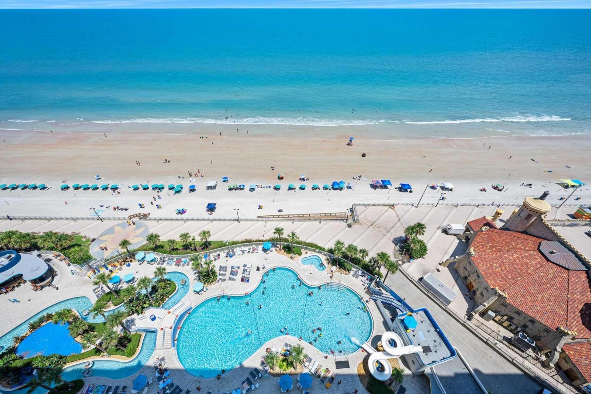 Luxury 17Th Floor 1 Bedroom Condo Direct Oceanfront Wyndham Ocean Walk Resort Daytona Beach | 1708 Exterior photo